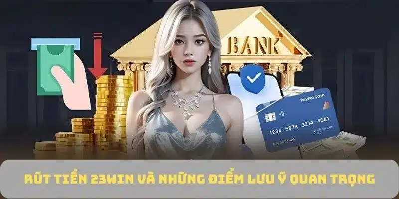 Những lưu ý cần thiết trong quy trình rút tiền 23win